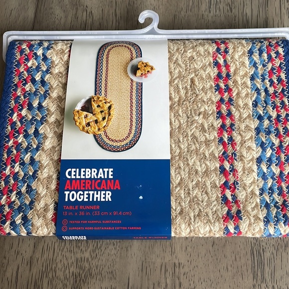 Kitchen Americana Braided Rug Table Runner Poshmark